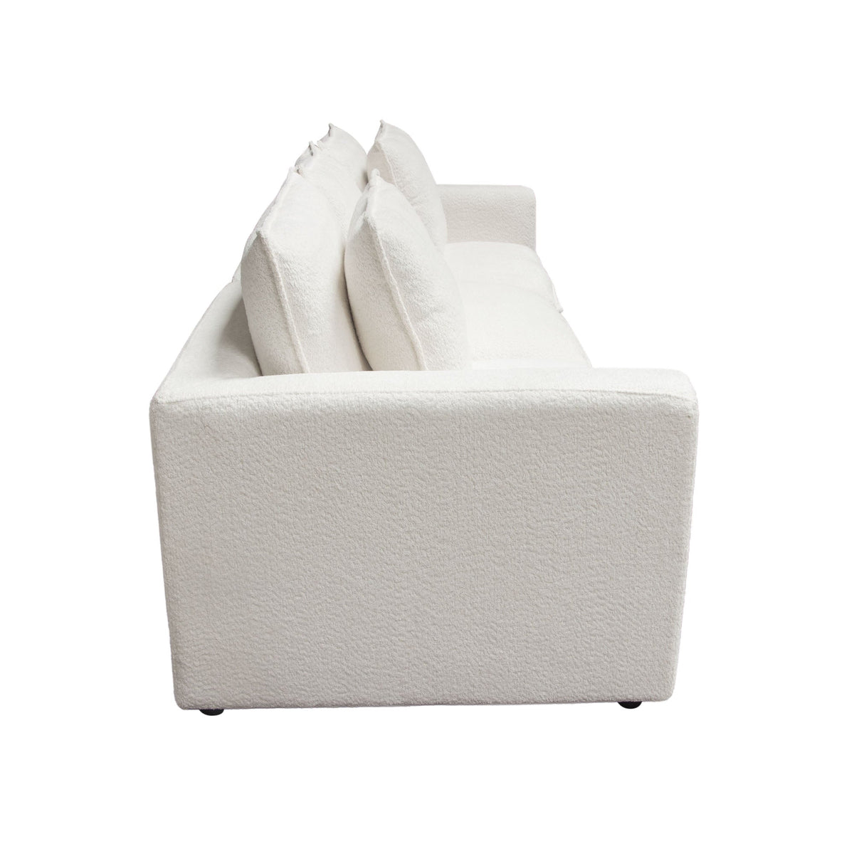 Ivy Faux Shearling Modular Sofa – view 27 – Lusso Furniture Miami