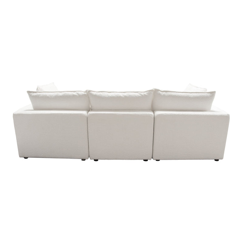 Ivy Faux Shearling Modular Sofa-zoom-