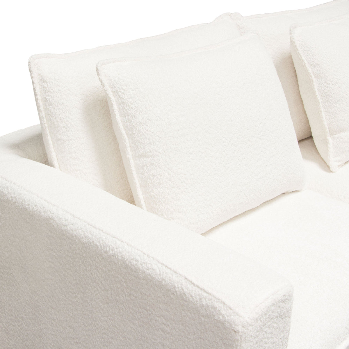 Ivy Faux Shearling Modular Sofa – view 30 – Lusso Furniture Miami
