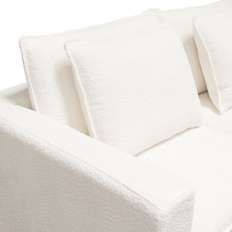 Ivy Faux Shearling Modular Sofa-zoom-
