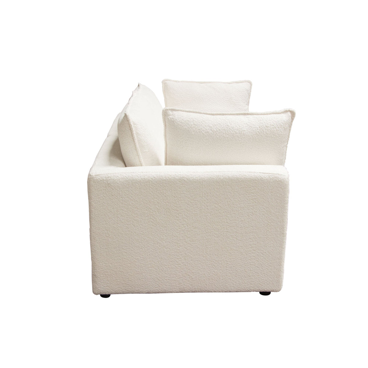 Ivy Faux Shearling Modular Sofa – view 18 – Lusso Furniture Miami