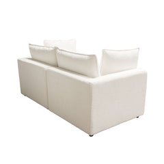 Ivy Faux Shearling Modular Sofa – view 19 – Lusso Furniture Miami