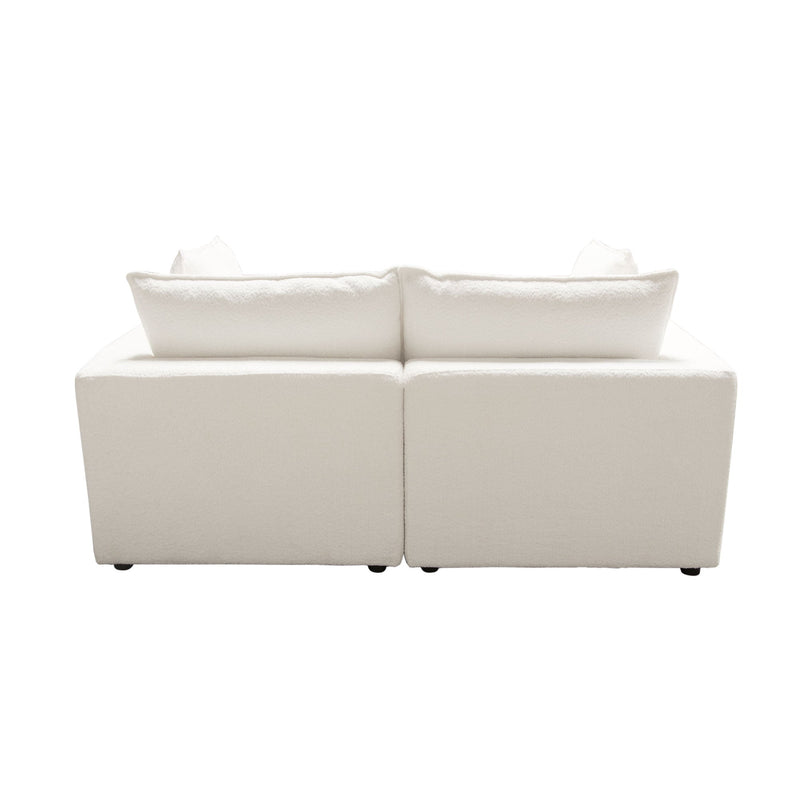 Ivy Faux Shearling Modular Sofa-zoom-