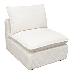Ivy Faux Shearling Modular Sofa – angle view – Lusso Furniture Miami