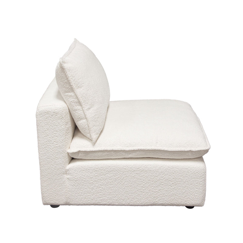 Ivy Faux Shearling Modular Sofa-zoom-