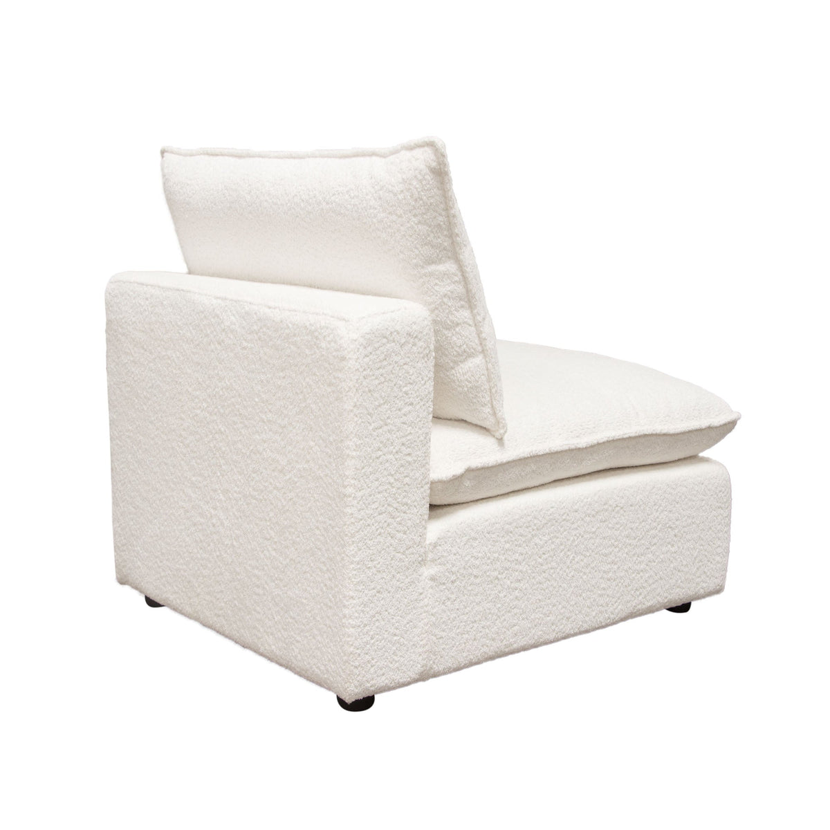 Ivy Faux Shearling Modular Sofa – detail – Lusso Furniture Miami