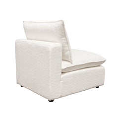 Ivy Faux Shearling Modular Sofa – detail – Lusso Furniture Miami