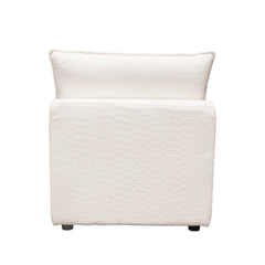 Ivy Faux Shearling Modular Sofa – room setting – Lusso Furniture Miami