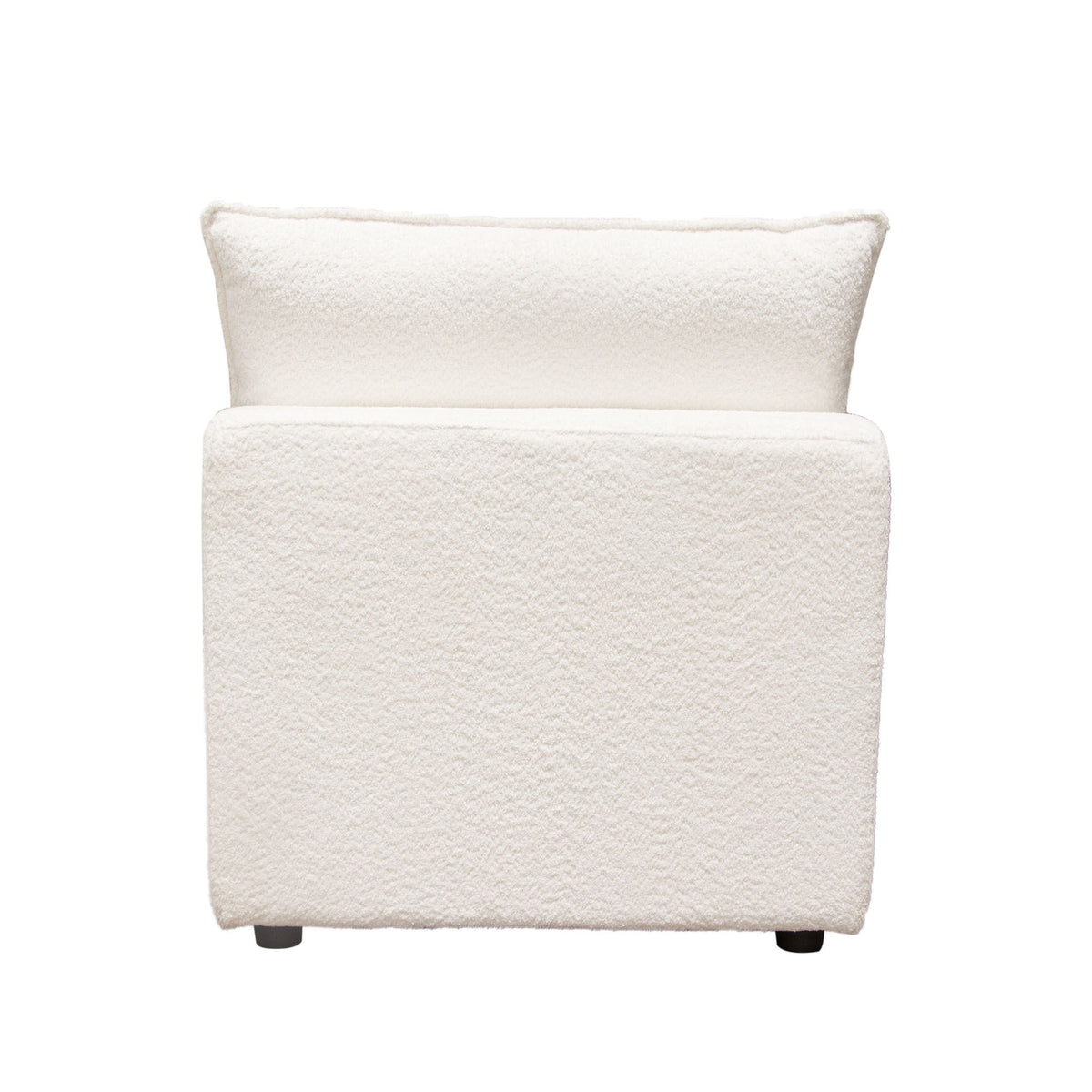 Ivy Faux Shearling Modular Sofa – room setting – Lusso Furniture Miami