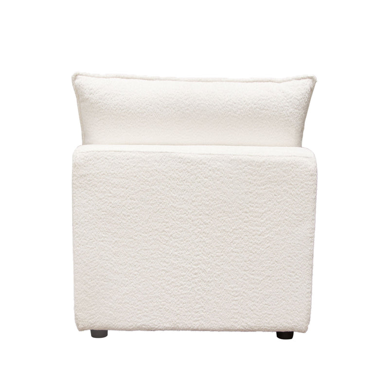 Ivy Faux Shearling Modular Sofa-zoom-