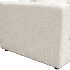 Ivy Faux Shearling Modular Sofa – top view – Lusso Furniture Miami