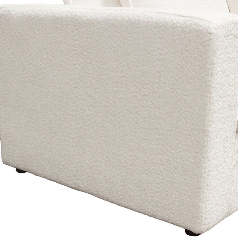 Ivy Faux Shearling Modular Sofa-zoom-