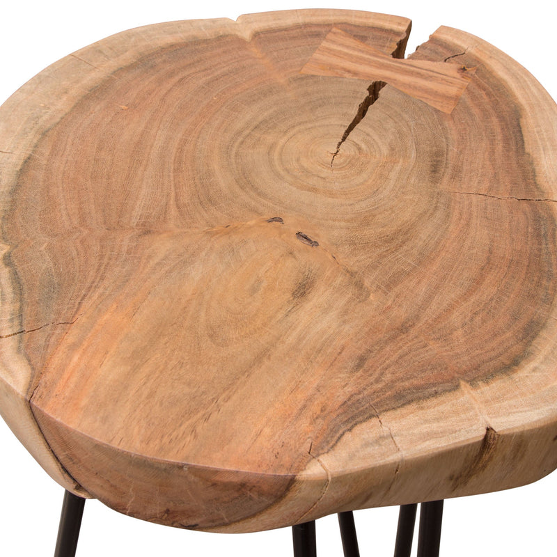 Joss Live Edge Hairpin End Table-zoom-