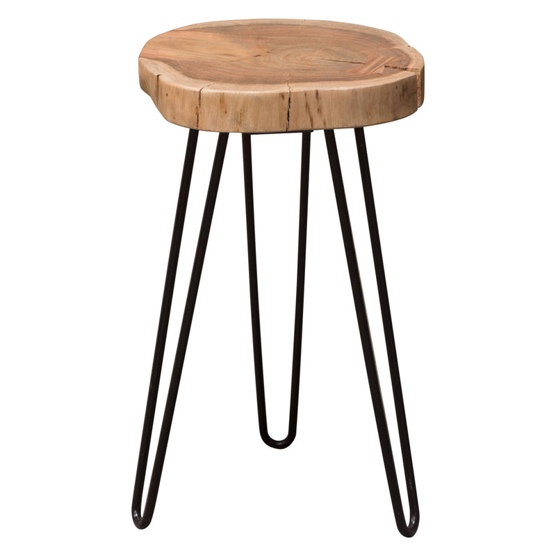 Joss Live Edge Hairpin End Table-zoom-