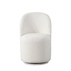 Kendall Swivel Dining Chair Set – angle view – Lusso Furniture Miami