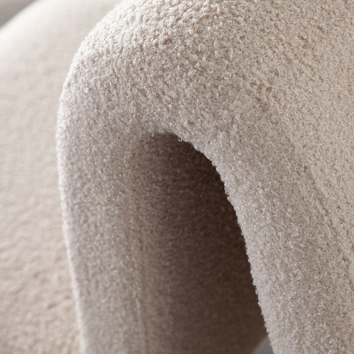 Lana Shearling Armless Dining Chair – room setting – Lusso Furniture Miami