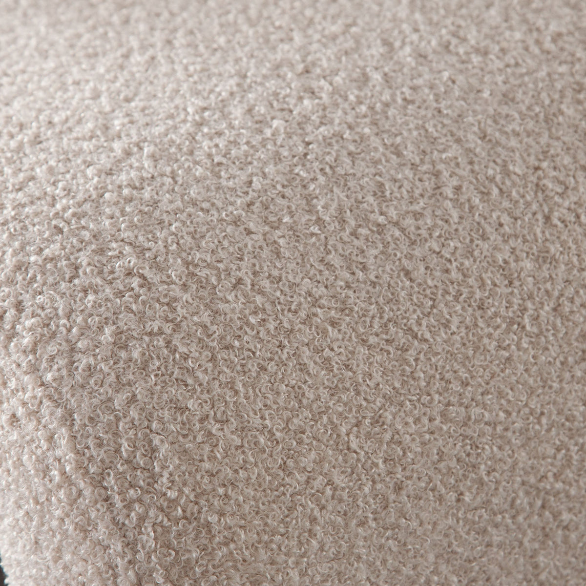 Lana Shearling Armless Dining Chair – top view – Lusso Furniture Miami