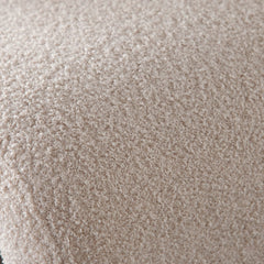 Lana Shearling Armless Dining Chair – top view – Lusso Furniture Miami