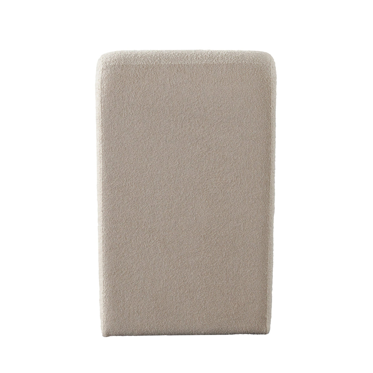 Lana Shearling Armless Dining Chair – detail – Lusso Furniture Miami
