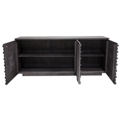 Bastille Acacia Wood Sideboard – side view – Lusso Furniture Miami