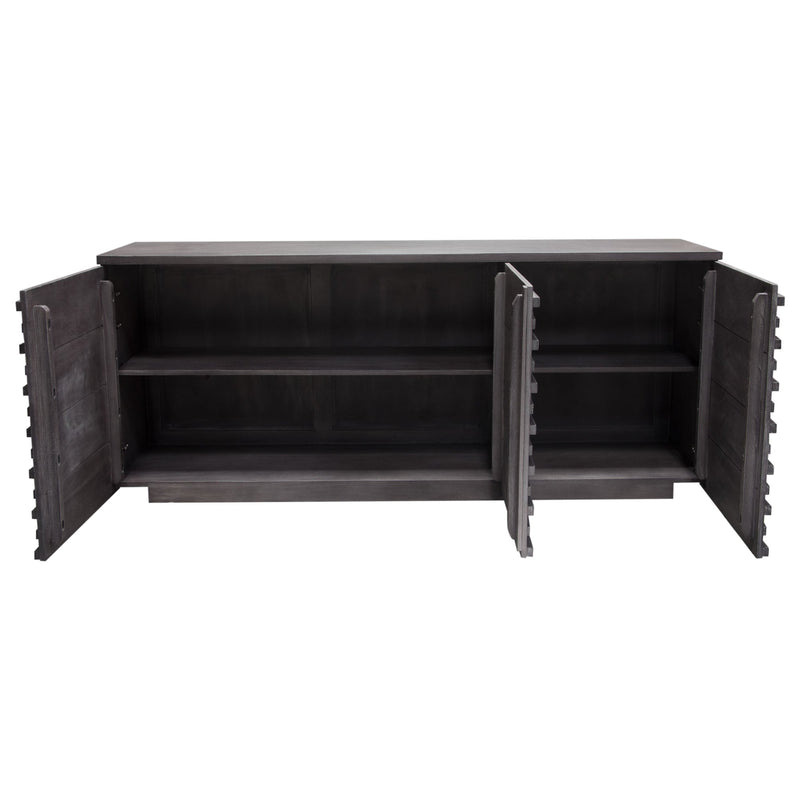 Bastille Acacia Wood Sideboard-zoom-