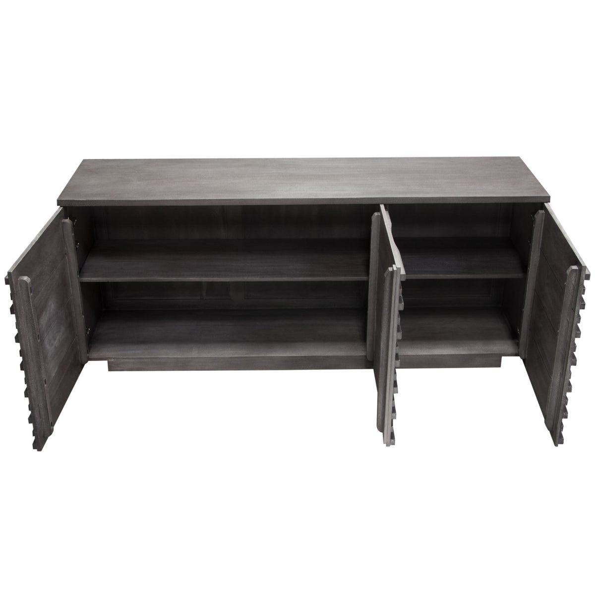 Bastille Acacia Wood Sideboard – room setting – Lusso Furniture Miami