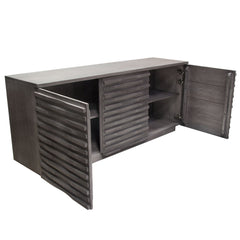 Bastille Acacia Wood Sideboard – top view – Lusso Furniture Miami