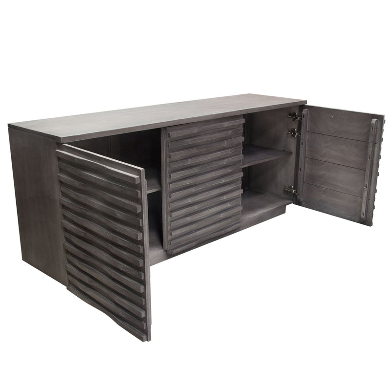 Bastille Acacia Wood Sideboard-zoom-