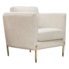 Lane Curved Back Accent Chair – side view – Lusso Furniture Miami