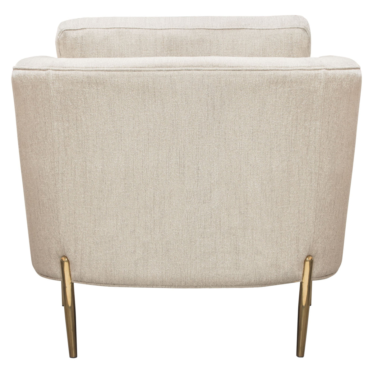 Lane Curved Back Accent Chair – back view – Lusso Furniture Miami