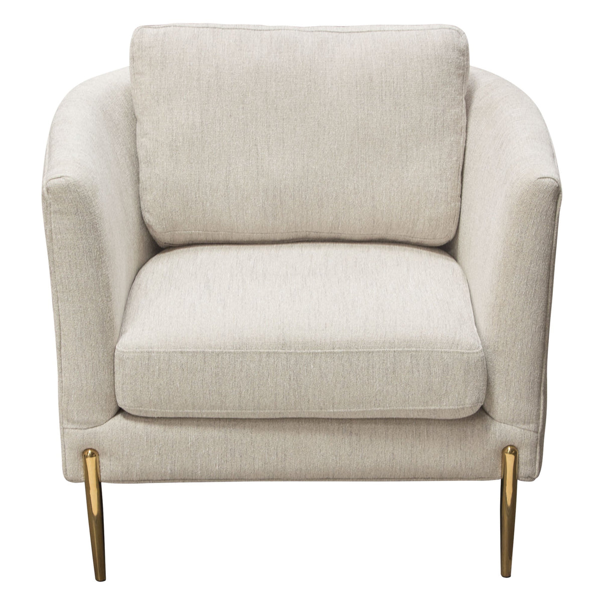 Lane Curved Back Accent Chair – top view – Lusso Furniture Miami