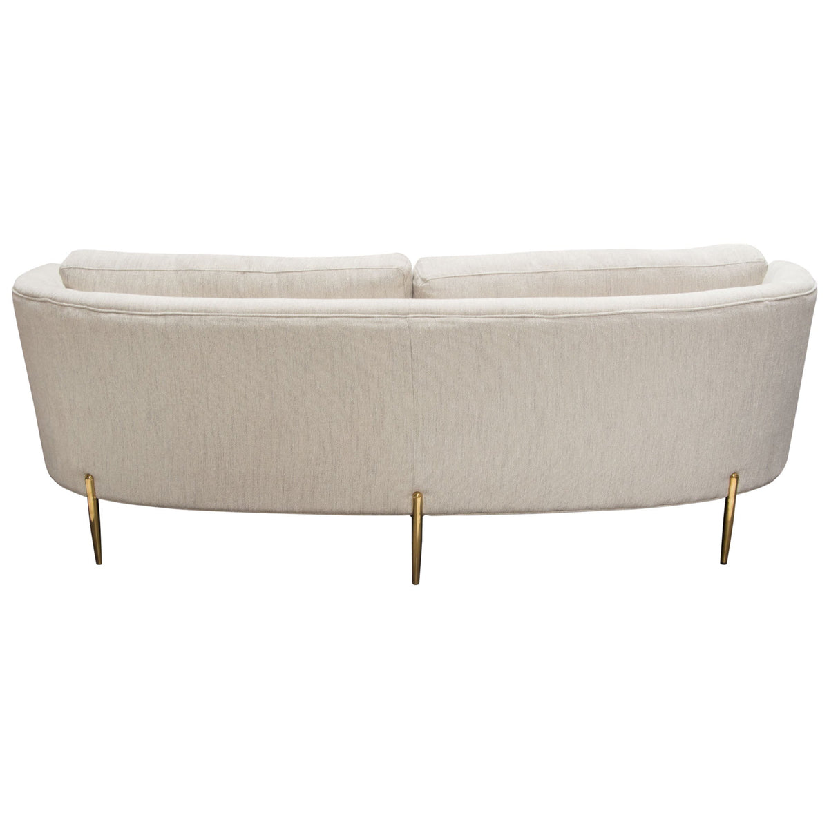 Lane Curved Back Fabric Sofa – top view – Lusso Furniture Miami