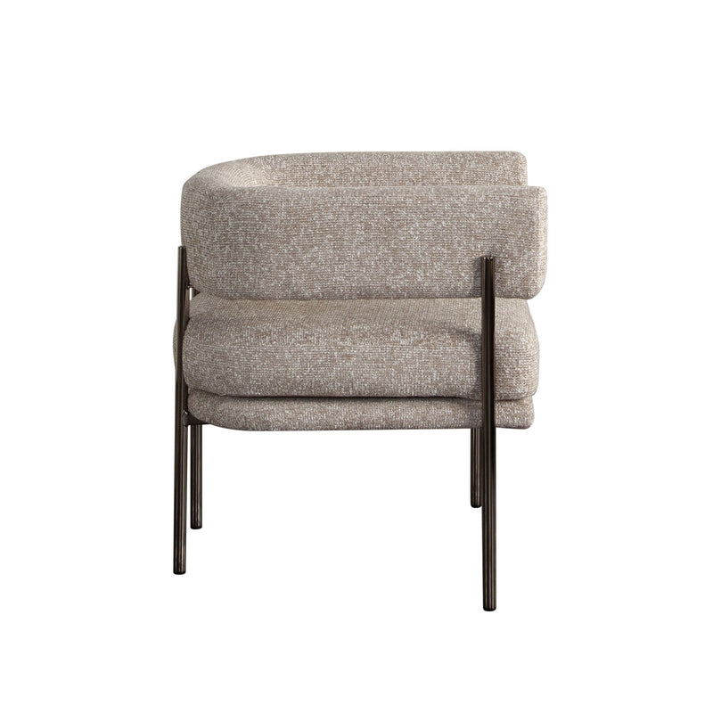 Lark Curved Fabric Dining Chair Set-zoom-