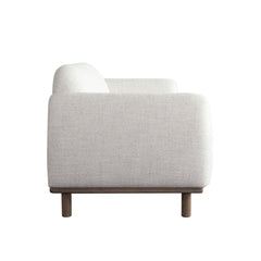 Larson Wood Trim Sofa – side view – Lusso Furniture Miami