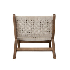 Laurel Woven Rope Accent Chair – room setting – Lusso Furniture Miami