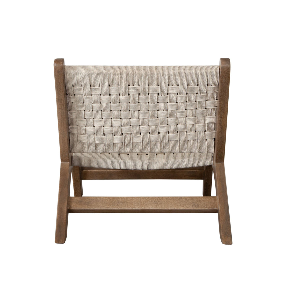 Laurel Woven Rope Accent Chair – room setting – Lusso Furniture Miami