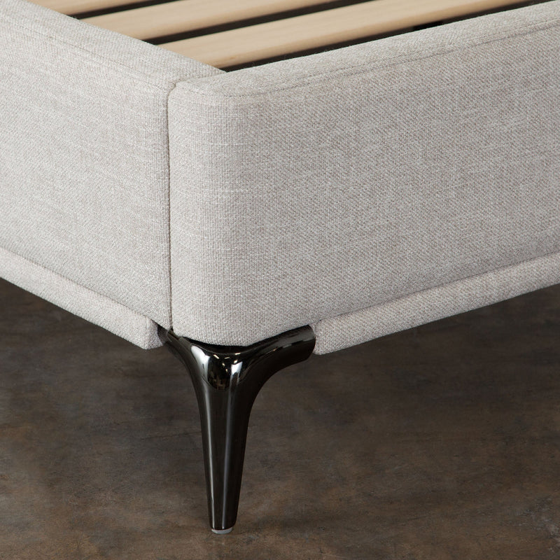 Leandro Low Profile Upholstered Bed-zoom-