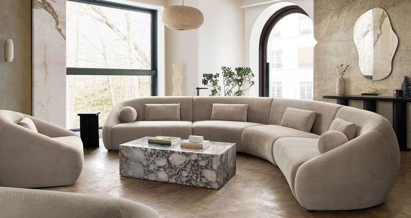 Lena Faux Alpaca Modular Sofa-zoom-