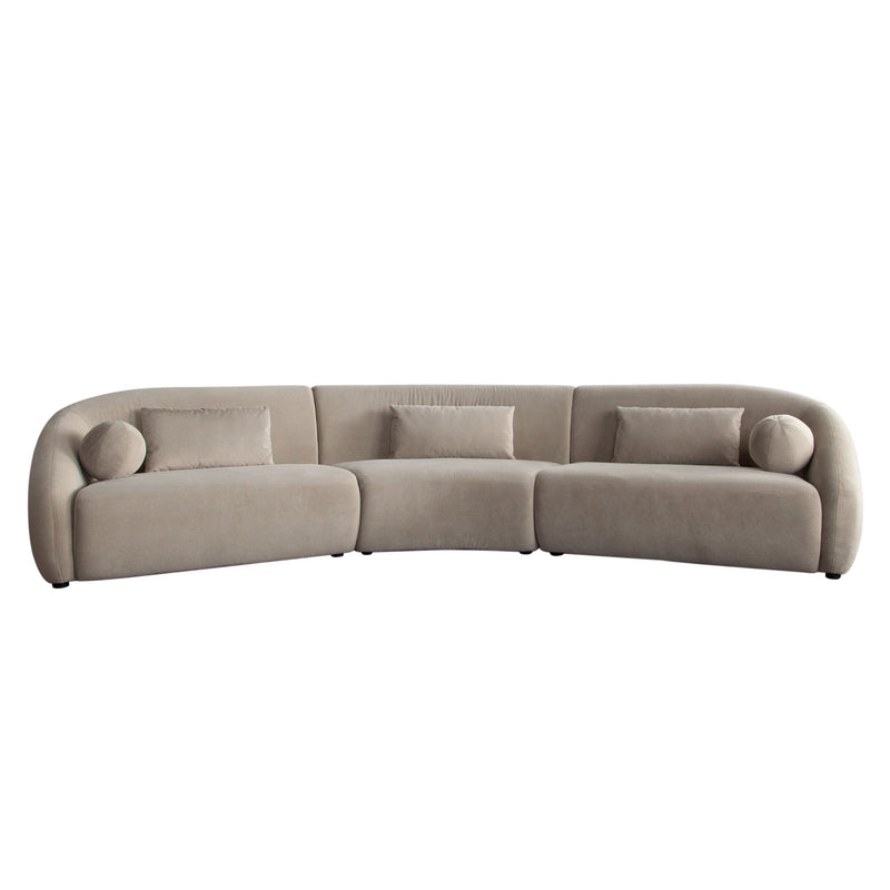 Lena Faux Alpaca Modular Sofa-zoom-