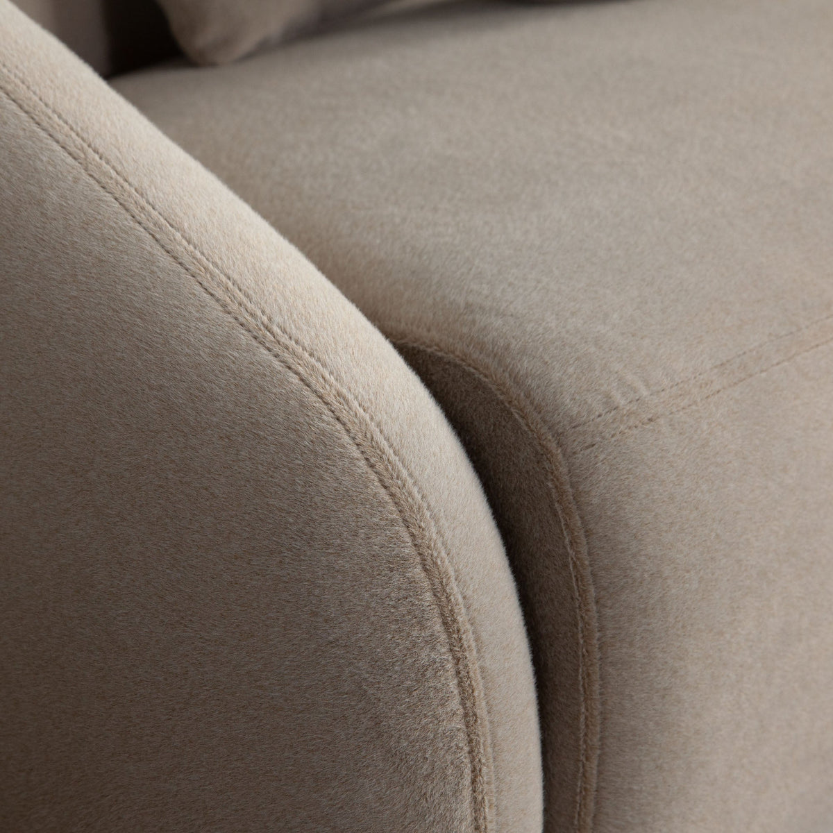 Lena Faux Alpaca Modular Sofa – top view – Lusso Furniture Miami