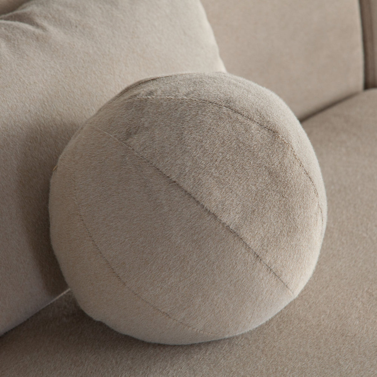 Lena Faux Alpaca Modular Sofa – finish detail – Lusso Furniture Miami