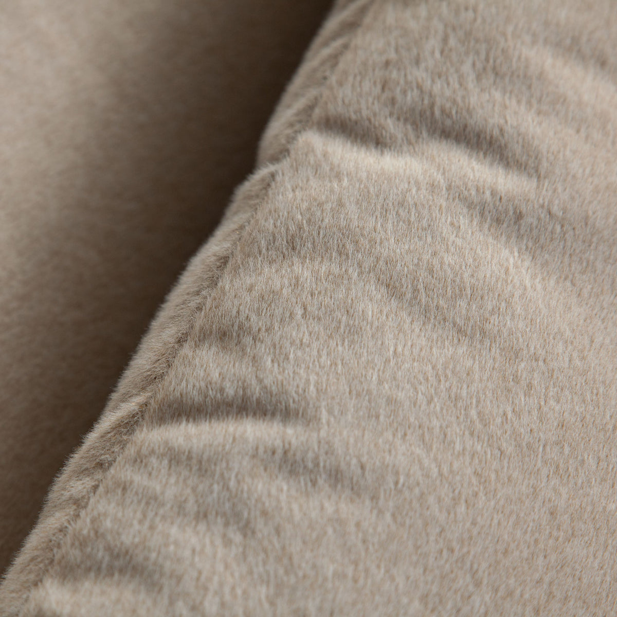 Lena Faux Alpaca Swivel Chair – top view – Lusso Furniture Miami