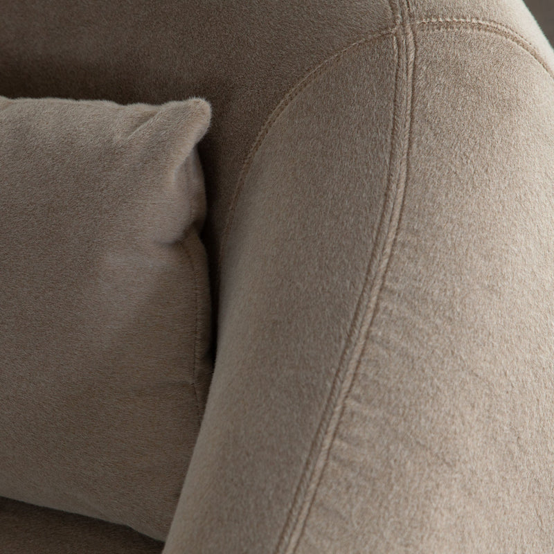 Lena Faux Alpaca Swivel Chair-zoom-