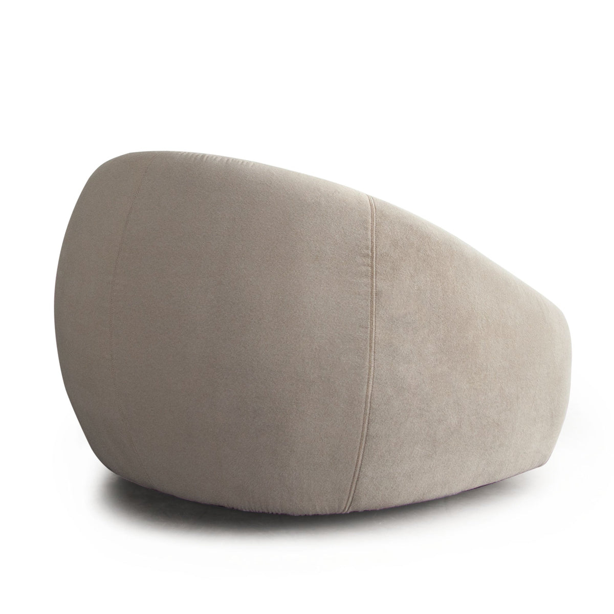 Lena Faux Alpaca Swivel Chair – detail – Lusso Furniture Miami