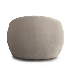 Lena Faux Alpaca Swivel Chair – room setting – Lusso Furniture Miami