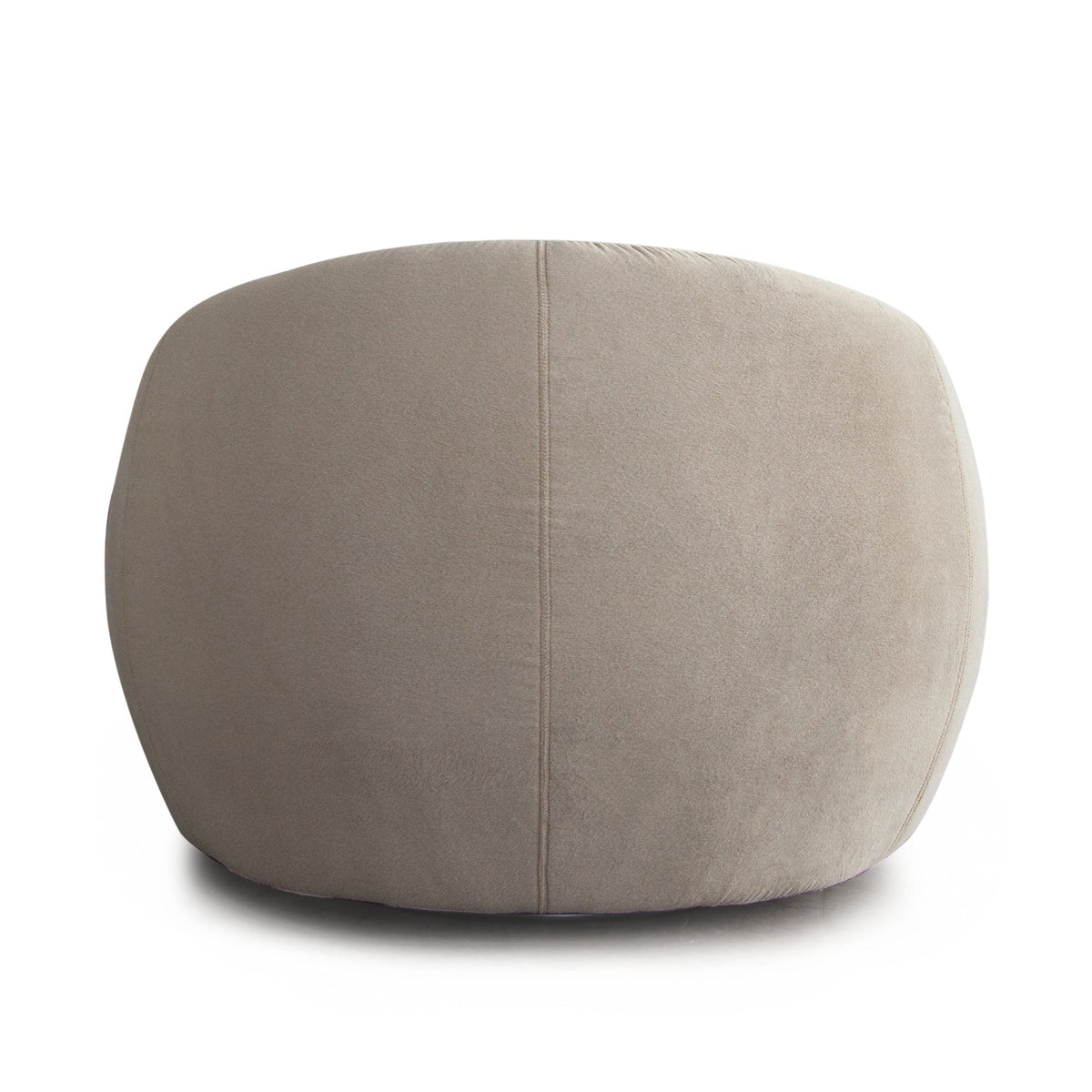 Lena Faux Alpaca Swivel Chair – room setting – Lusso Furniture Miami