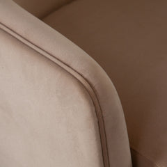 Leyah Performance Velvet Accent Chair – back view – Lusso Furniture Miami