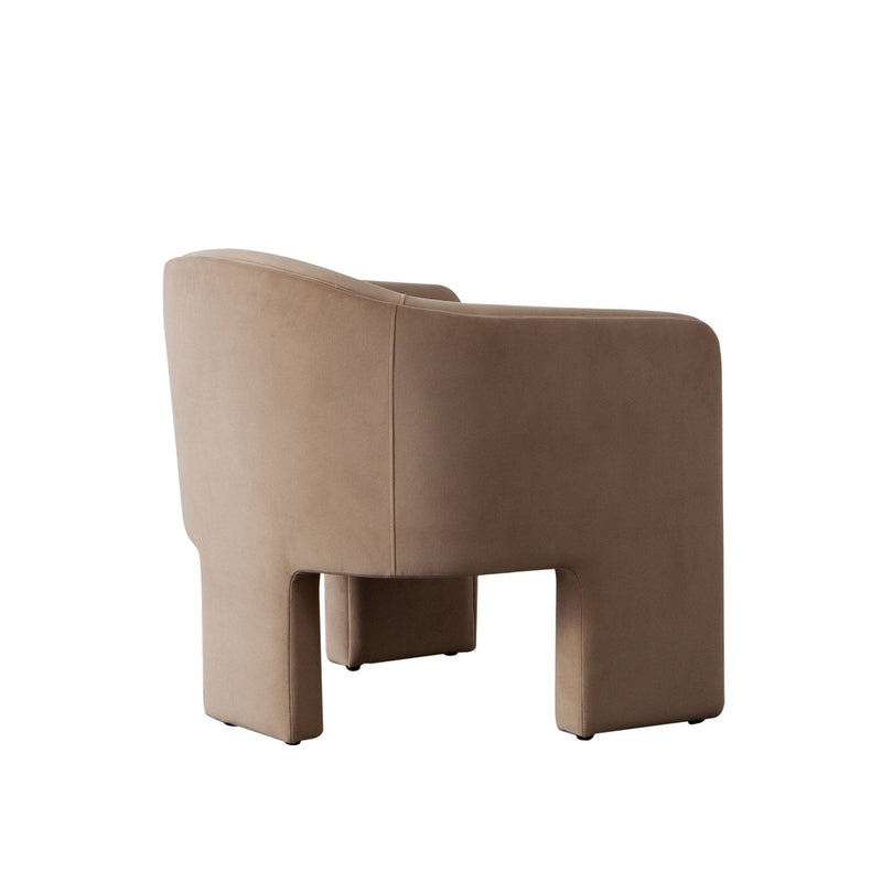 Leyah Performance Velvet Accent Chair-zoom-
