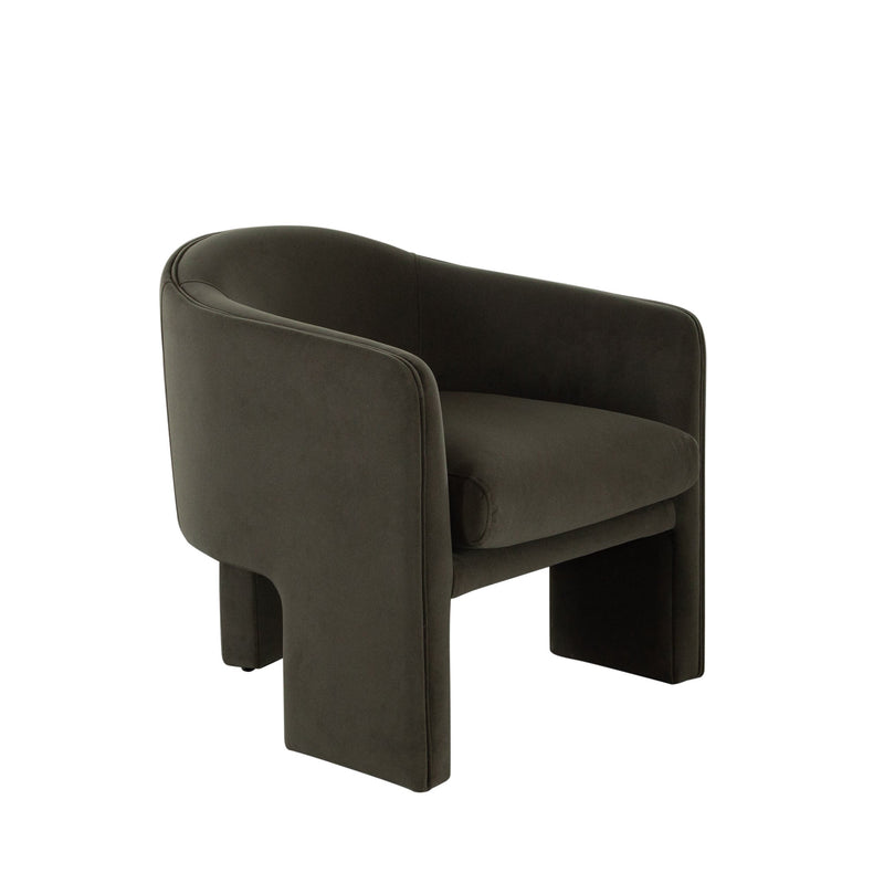 Leyah Performance Velvet Accent Chair-zoom-