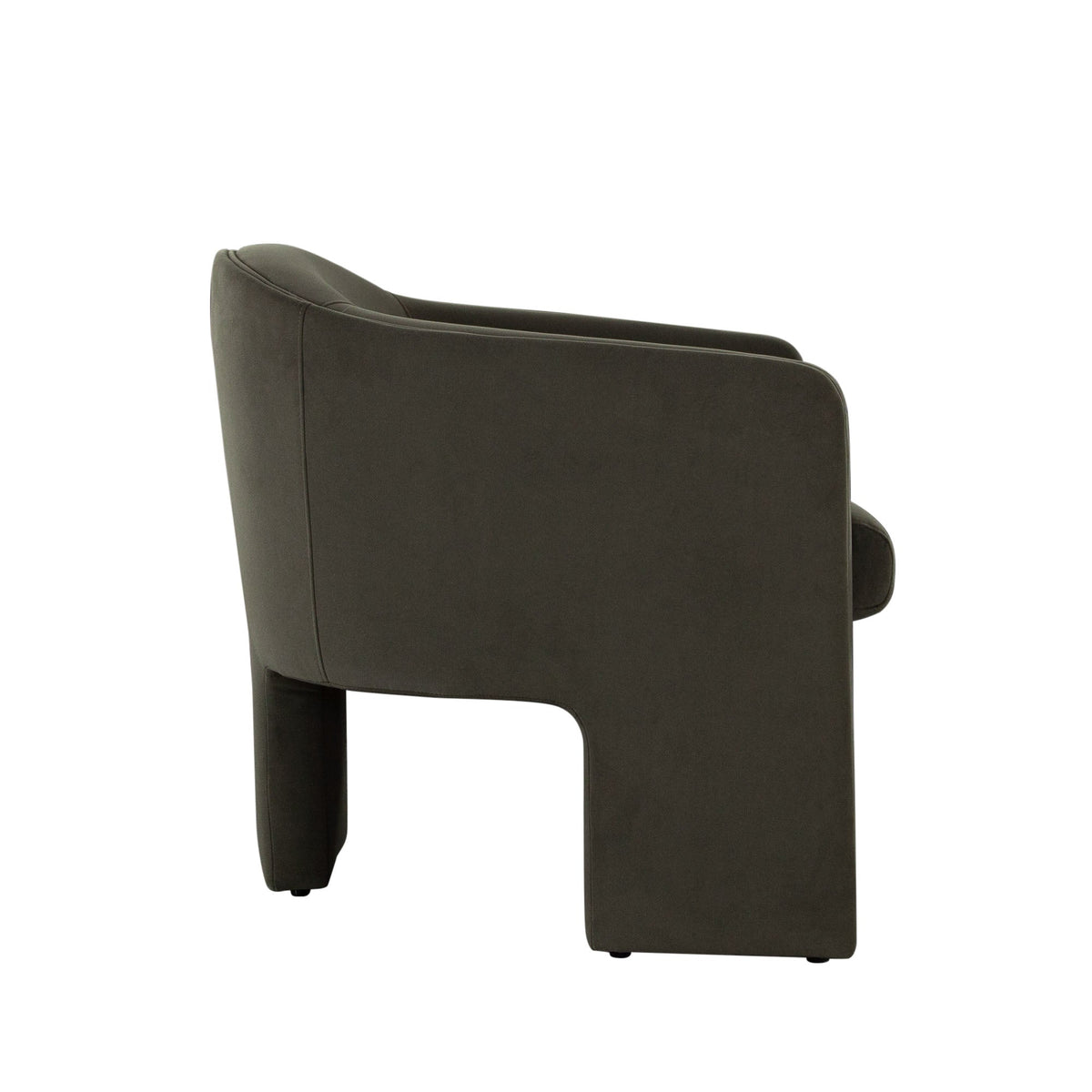 Leyah Performance Velvet Accent Chair – view 11 – Lusso Furniture Miami